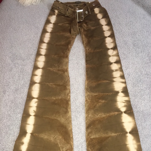 Vintage bell bottom rocker pants size Medium - Picture 3 of 7